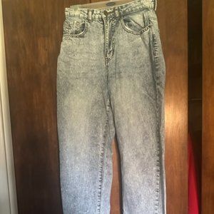 Nasty Gal Acid Wash High Rise Jeans 6